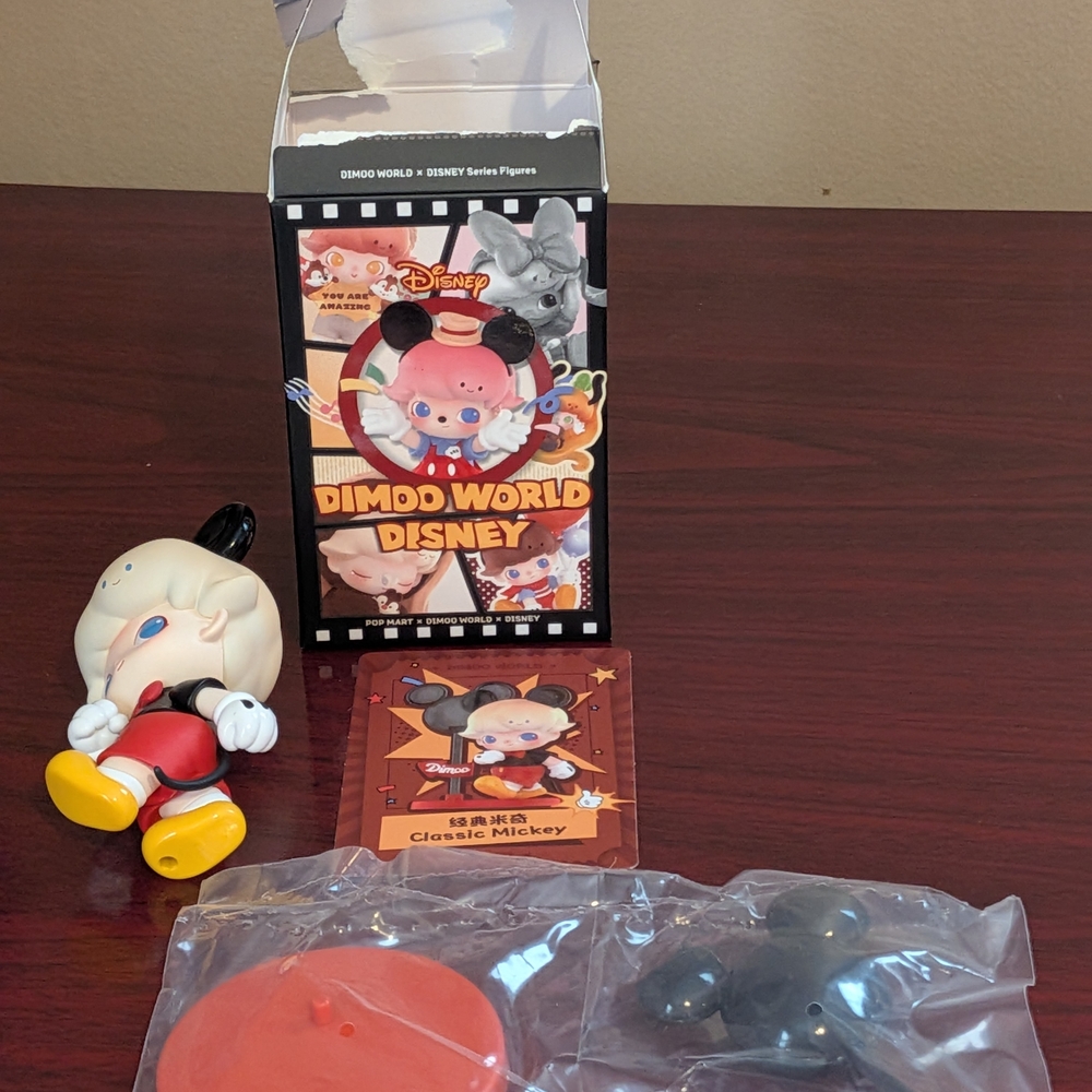 Dimdo World Disney Classic Mickey Figure - Red, Black, Yellow